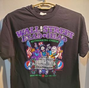 Wall Street Dead a Head Network Grateful Dead Shirt